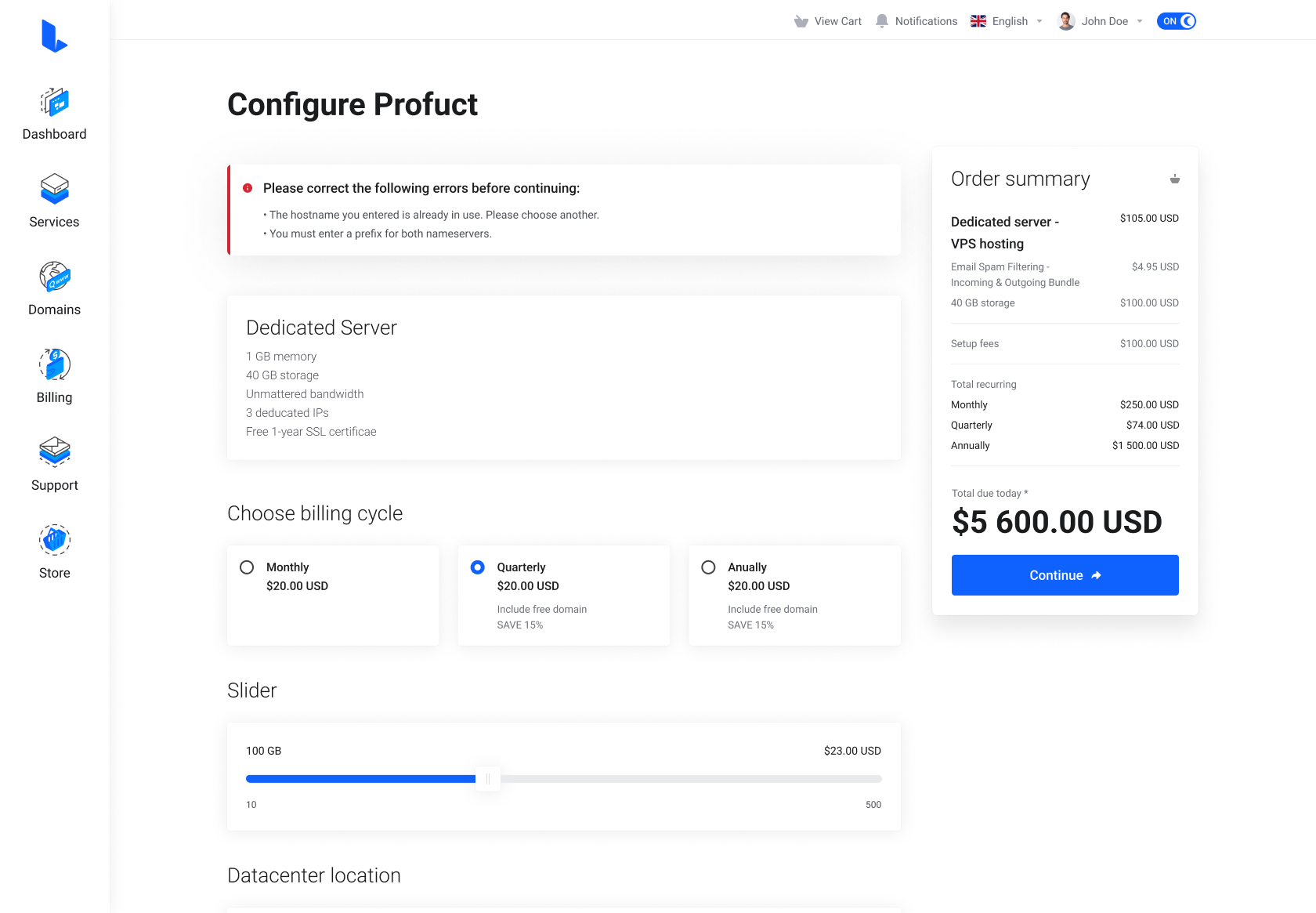 Lagom Theme v2.3.2 For WHMCS